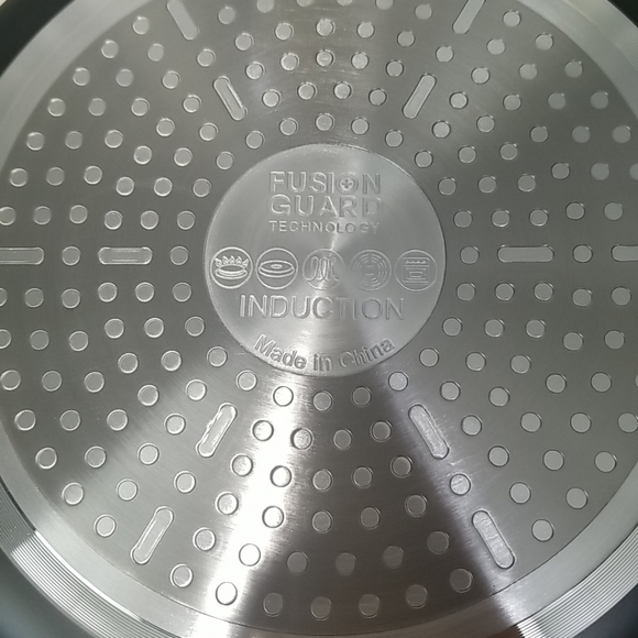 Parini Golden Chef Cookware Non-Stick 9.5" Fry Pan 18K Gold Infused Coating NIB - Picture 8 of 12